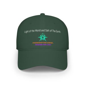 Friendship For Christ Friends For Life Cap — Light of the World and Salt of The Earth.